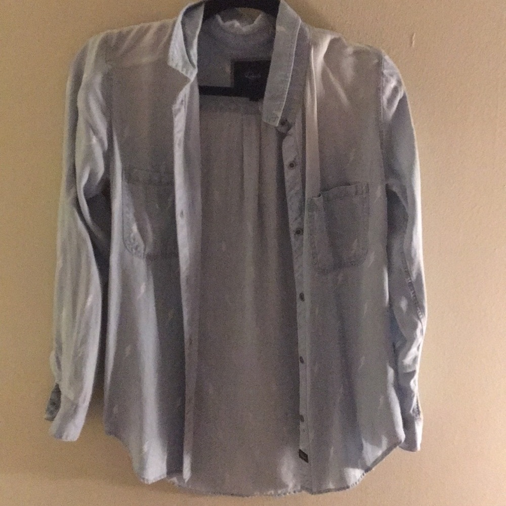 Rails blue denim shirt
